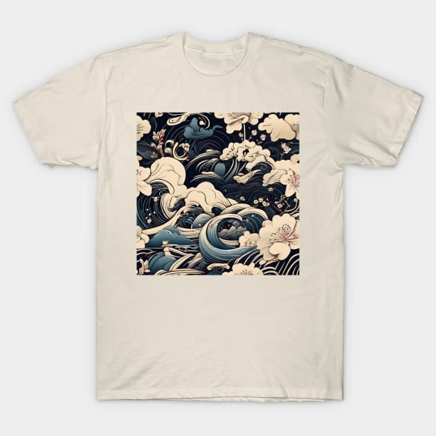 Japanese Ancient Art Painting T-Shirt by likbatonboot